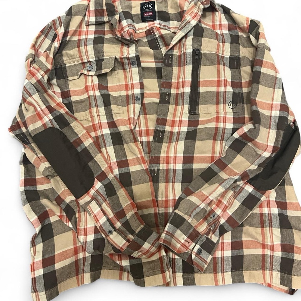 Wrangler ATG (All Terrain Gear) Men’s Flannel Shirt – XL Regular Fit